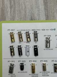 PT307 Plastic Vertical 2-hole Cord Stopper[Buckles And Ring] DAIYA BUTTON Sub Photo