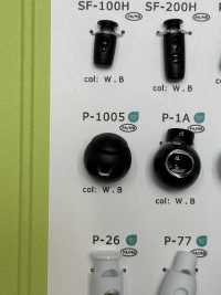 P1005 Nylon Resin Round 2-hole Cord Stopper[Buckles And Ring] DAIYA BUTTON(DAIYA BUTTON) Sub Photo