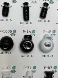 P1A Nylon Resin Round 1-hole Cord Stopper[Buckles And Ring] DAIYA BUTTON Sub Photo