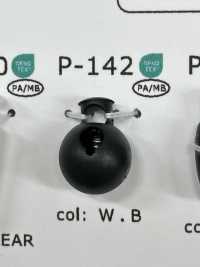 P142 Nylon Resin Round 1-hole Cord Stopper[Buckles And Ring] DAIYA BUTTON(DAIYA BUTTON) Sub Photo