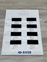 RA2113 Acrylic Black Series Burberry Weave[Ribbon Tape Cord] RIVER Sub Photo