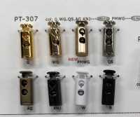 PT310 Plastic Vertical 2-hole Cord Stopper[Buckles And Ring] DAIYA BUTTON(DAIYA BUTTON) Sub Photo