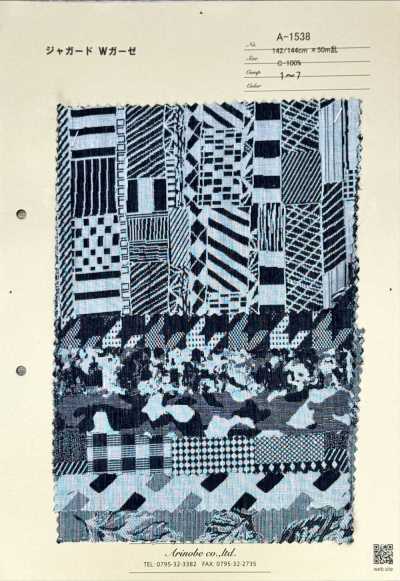 A-1538 Jacquard Double Gauze