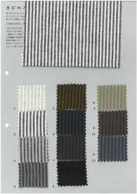 KB9002 Linen/Cotton Yarn-dyed Stripes[Textile / Fabric] KOYAMA Sub Photo