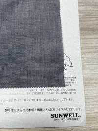 35501 40 Thread Organic Cotton Gauze Chambray Craft Washer Processing[Textile / Fabric] SUNWELL Sub Photo