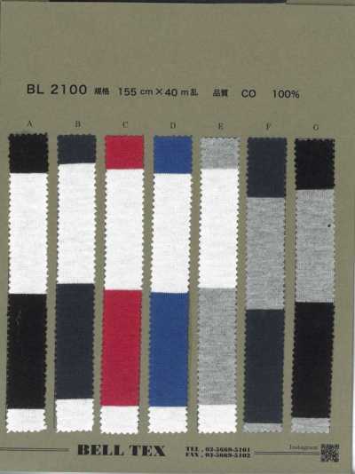 BL2100 40/2 Jersey Horizontal Stripes