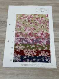 M24400-A Cotton Dobby Print[Textile / Fabric] Morigiku Sub Photo