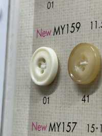 MY159 Polyester Resin Buffalo-style 4-hole Button Sub Photo