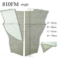 WS810K Lightweight Breast Enhancement Pad Black[Interlining] Okura Shoji Sub Photo