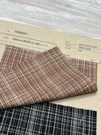 RR6629 Yarn Dyed 60/2 Cotton/ Linen Weave Check[Textile / Fabric] ROKAL Sub Photo