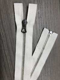 3-N-CO-OR WALDES® Vintage Zipper, German Silver, Size 3, Cotton Tape, Open Asahi Zipper Sub Photo