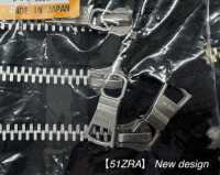 5-N-CO-OR WALDES® Vintage Zipper, German Silver, Size 5, Cotton Tape, Open Asahi Zipper Sub Photo