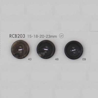 RCB203 Polyester Resin, Rimmed, 4-hole Button