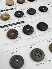 RCB204 Polyester Resin Bordered 4-hole Button DAIYA BUTTON(DAIYA BUTTON) Sub Photo