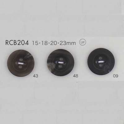 RCB204 Polyester Resin, Rimmed, 4-hole Button
