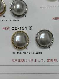 CD-131 Metal Buttons (Pearl Combination Buttons) DAIYA BUTTON Sub Photo