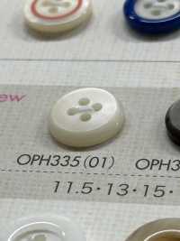 OPH335 Polyester Resin 4-hole Button DAIYA BUTTON(DAIYA BUTTON) Sub Photo