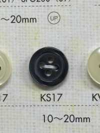 KS17 Polyester Resin Bordered 4-hole Button Sub Photo