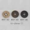 8001 Polyester Resin Four-hole Button