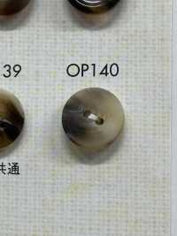 OP140 Buffalo-style 2-hole Polyester Button DAIYA BUTTON Sub Photo