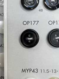 OP177 Polyester Resin 4-hole Button DAIYA BUTTON(DAIYA BUTTON) Sub Photo