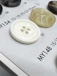 MY154 Polyester Resin Buffalo-style 4-hole Button DAIYA BUTTON(DAIYA BUTTON) Sub Photo