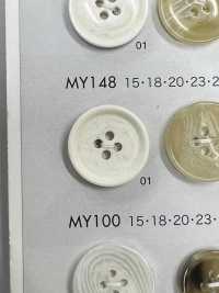 MY148 Polyester Resin Buffalo-style 4-hole Button DAIYA BUTTON(DAIYA BUTTON) Sub Photo