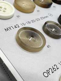 MY142 Polyester Resin Buffalo-style 4-hole Button DAIYA BUTTON(DAIYA BUTTON) Sub Photo