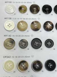 MY142 Polyester Resin Buffalo-style 4-hole Button DAIYA BUTTON(DAIYA BUTTON) Sub Photo