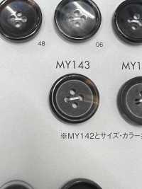 MY144 Polyester Resin Buffalo-style 4-hole Button DAIYA BUTTON(DAIYA BUTTON) Sub Photo