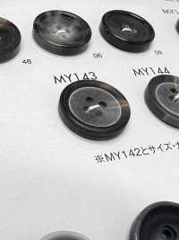 MY144 Polyester Resin Buffalo-style 4-hole Button DAIYA BUTTON(DAIYA BUTTON) Sub Photo