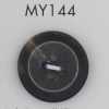 MY144 Polyester Resin Buffalo Horn-style 4-hole Button