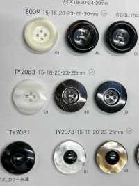 TY2084 Polyester Resin 4-hole Button DAIYA BUTTON Sub Photo