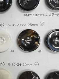TY2082 Polyester Resin Bordered 4-hole Button DAIYA BUTTON(DAIYA BUTTON) Sub Photo