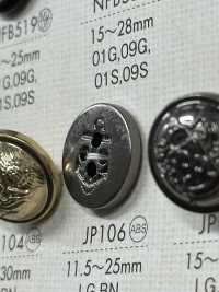 JP106 ABS Resin Plated Buttons DAIYA BUTTON Sub Photo