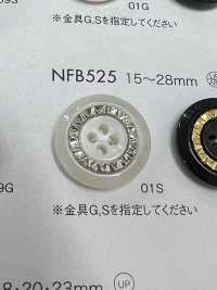 NFB525 Polyester Resin/ABS Resin Buttons DAIYA BUTTON Sub Photo