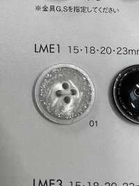 LME1 Polyester Resin 4-hole Button DAIYA BUTTON Sub Photo