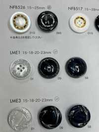 LME1 Polyester Resin 4-hole Button DAIYA BUTTON Sub Photo