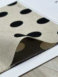 DOT-7100-3 Linen Loomstate Coin Dot[Textile / Fabric] HOKKOH Sub Photo