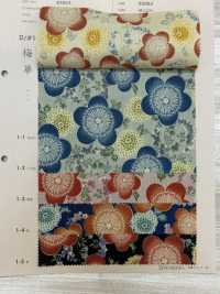 83063 SEVENBERRY® Loomstate With Four Seasons Pattern, Plum Blossom[Textile / Fabric] VANCET Sub Photo