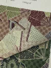 83064 SEVENBERRY® Loomstate Four Seasons Pattern Fan Checkerboard[Textile / Fabric] VANCET Sub Photo