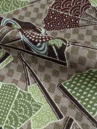 83064 SEVENBERRY® Loomstate Four Seasons Pattern Fan Checkerboard[Textile / Fabric] VANCET Sub Photo