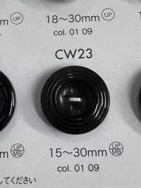 CW23 Polyester Resin/brass 4-hole Button DAIYA BUTTON(DAIYA BUTTON) Sub Photo