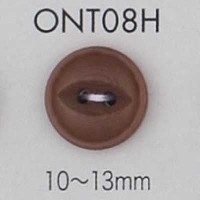 ONT08H Natural Material Corozo Nut 2-Hole Button
