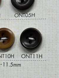 ONT11H Natural Material Corozo Nut 4 Hole Button DAIYA BUTTON(DAIYA BUTTON) Sub Photo