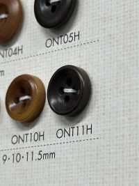 ONT11H Natural Material Corozo Nut 4 Hole Button DAIYA BUTTON(DAIYA BUTTON) Sub Photo