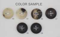 HO401 Natural Real Buffalo Horn 4-hole Button DAIYA BUTTON(DAIYA BUTTON) Sub Photo