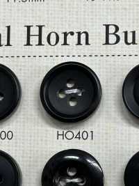HO401 Natural Real Buffalo Horn 4-hole Button DAIYA BUTTON(DAIYA BUTTON) Sub Photo