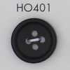 HO401 Natural Material Real Buffalo Horn Four-Hole Button