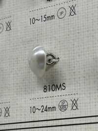810MS Pearl-like Urea Material With Half-ring Shank Button DAIYA BUTTON(DAIYA BUTTON) Sub Photo
